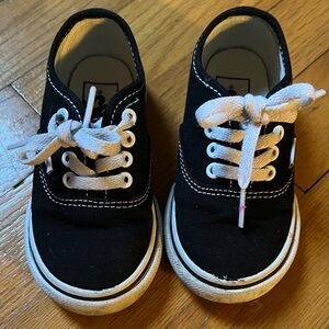 Toddler Authentic Vans Shoes Size 5.5